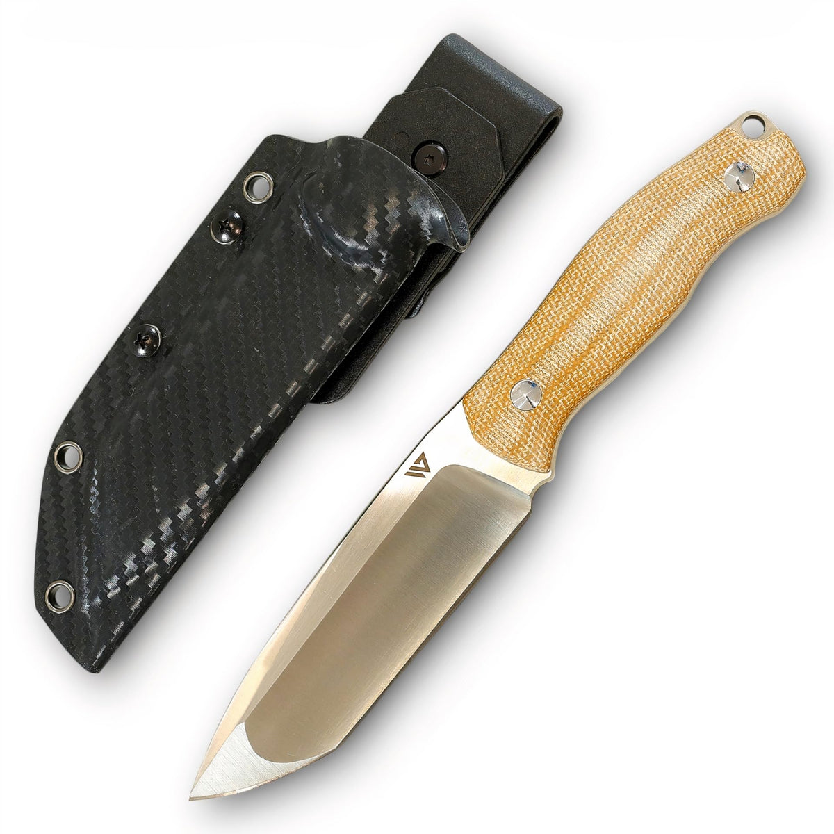 Wilora Crest Knives Drop Point Knife Full Tang Fixed Blade Outdoor NEW