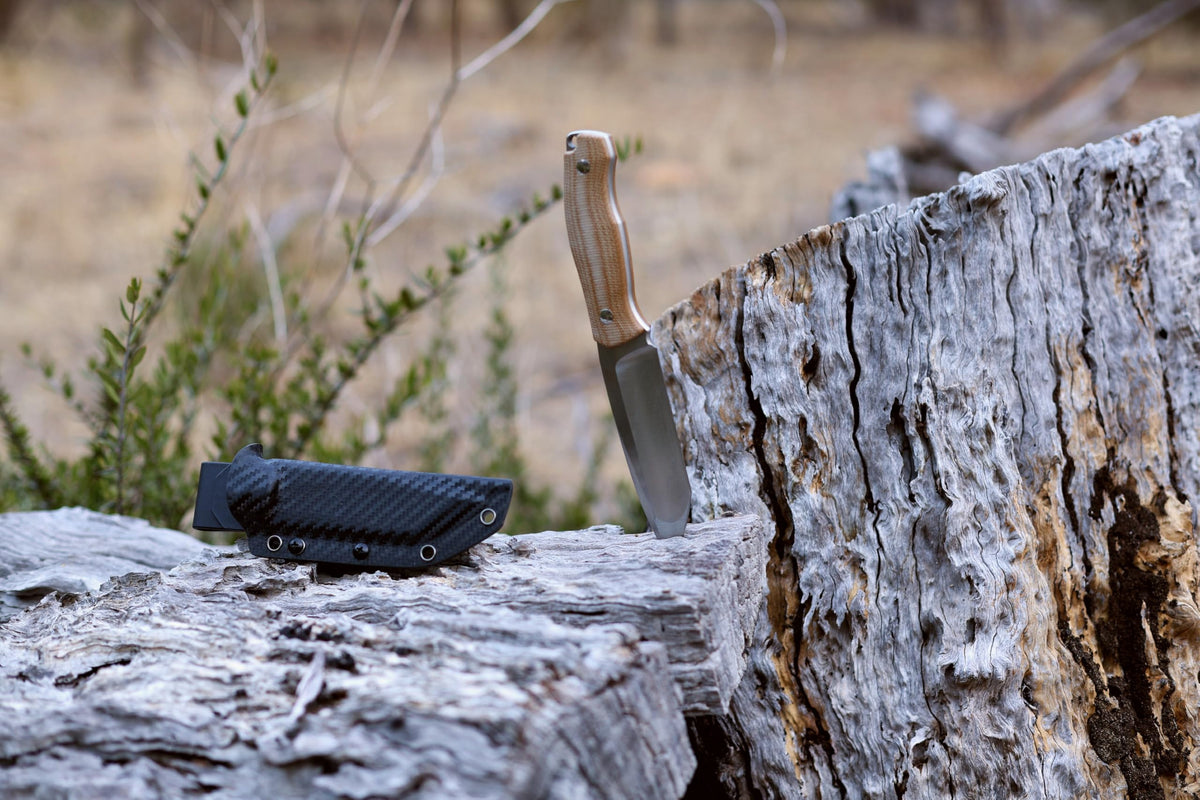 Wilora Crest Knives Drop Point Knife Full Tang Fixed Blade Outdoor NEW
