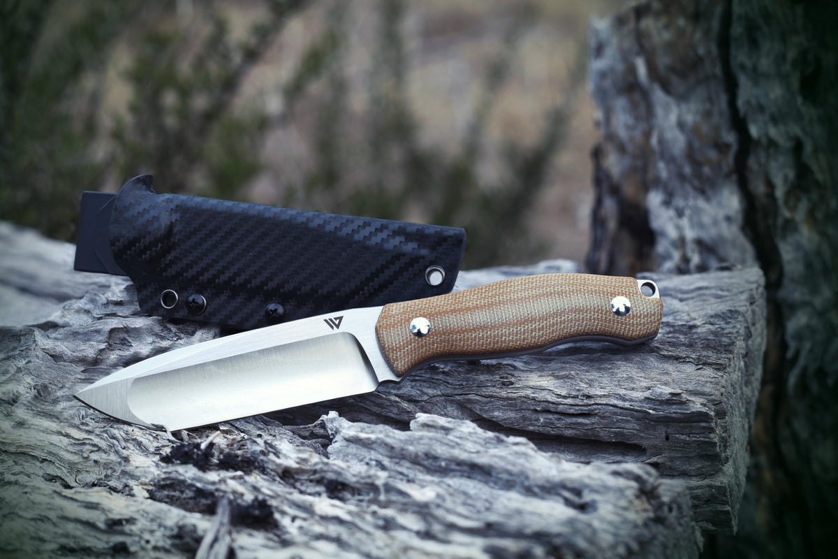 Wilora Crest Knives Drop Point Knife Full Tang Fixed Blade Outdoor NEW