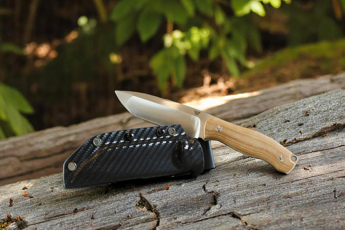 Wilora Crest Knives Drop Point Knife Full Tang Fixed Blade Outdoor NEW
