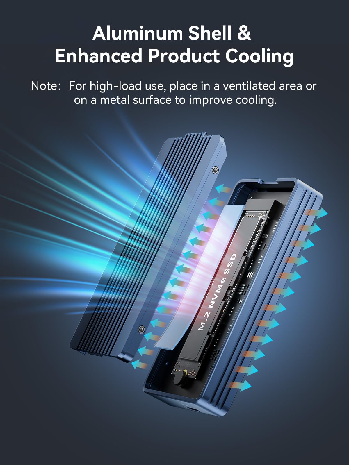 FREEGENE M.2 Enclosures NVMe SSD Enclosure Thunderbolt 4 Black Aluminum DEMO
