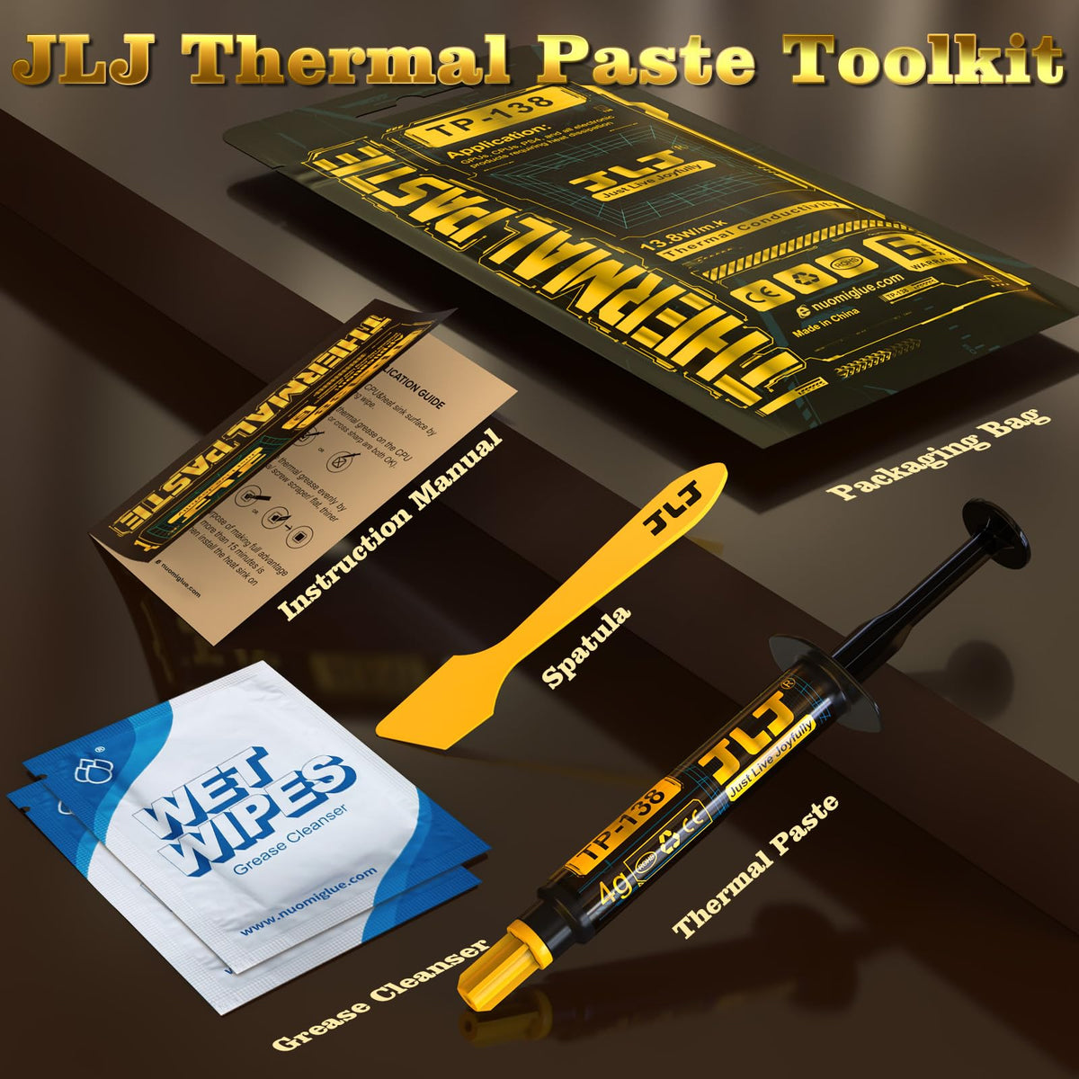 JLJ Thermal Paste CPU Compound for Heatsink Processor Cooler NEW