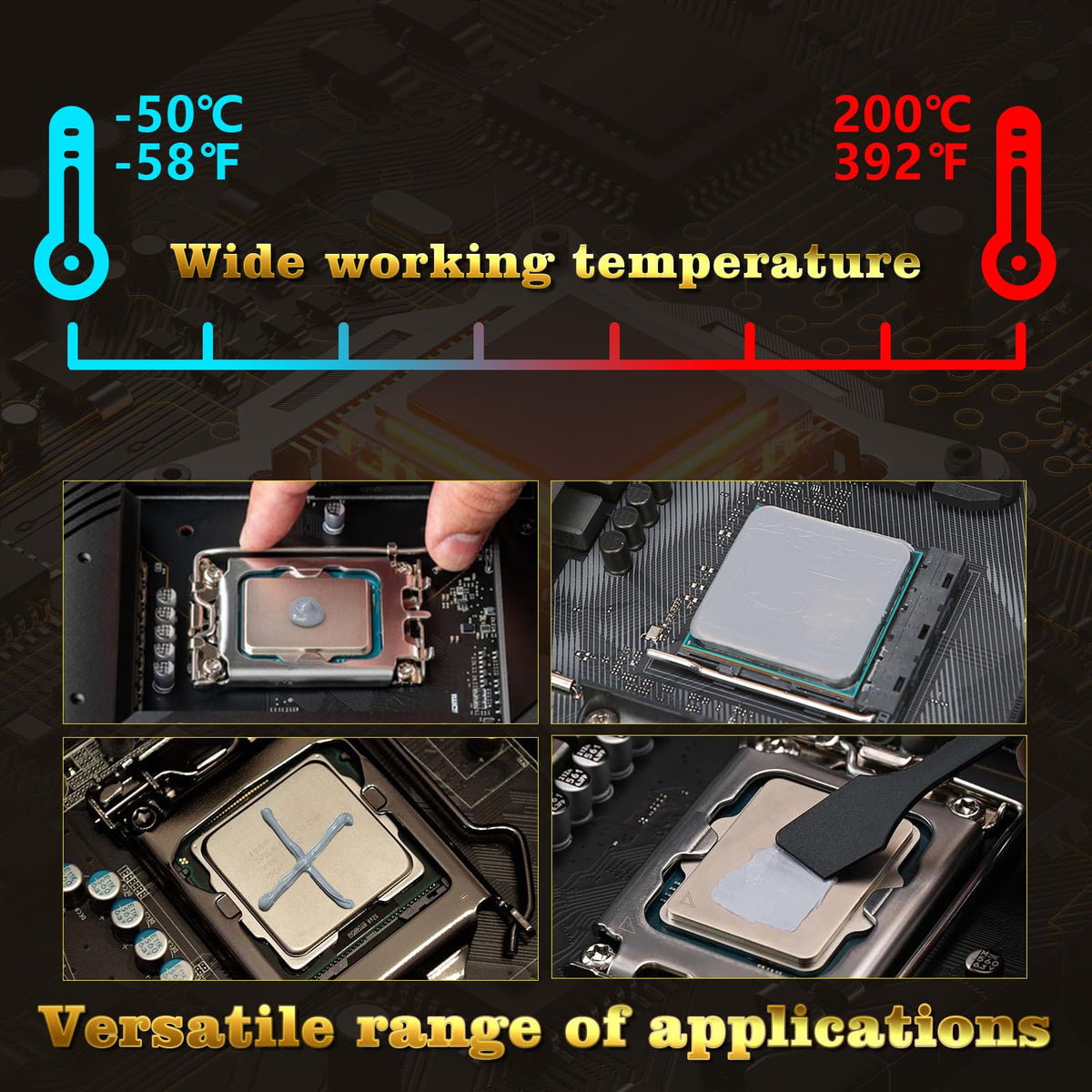 JLJ Thermal Paste CPU Compound for Heatsink Processor Cooler NEW