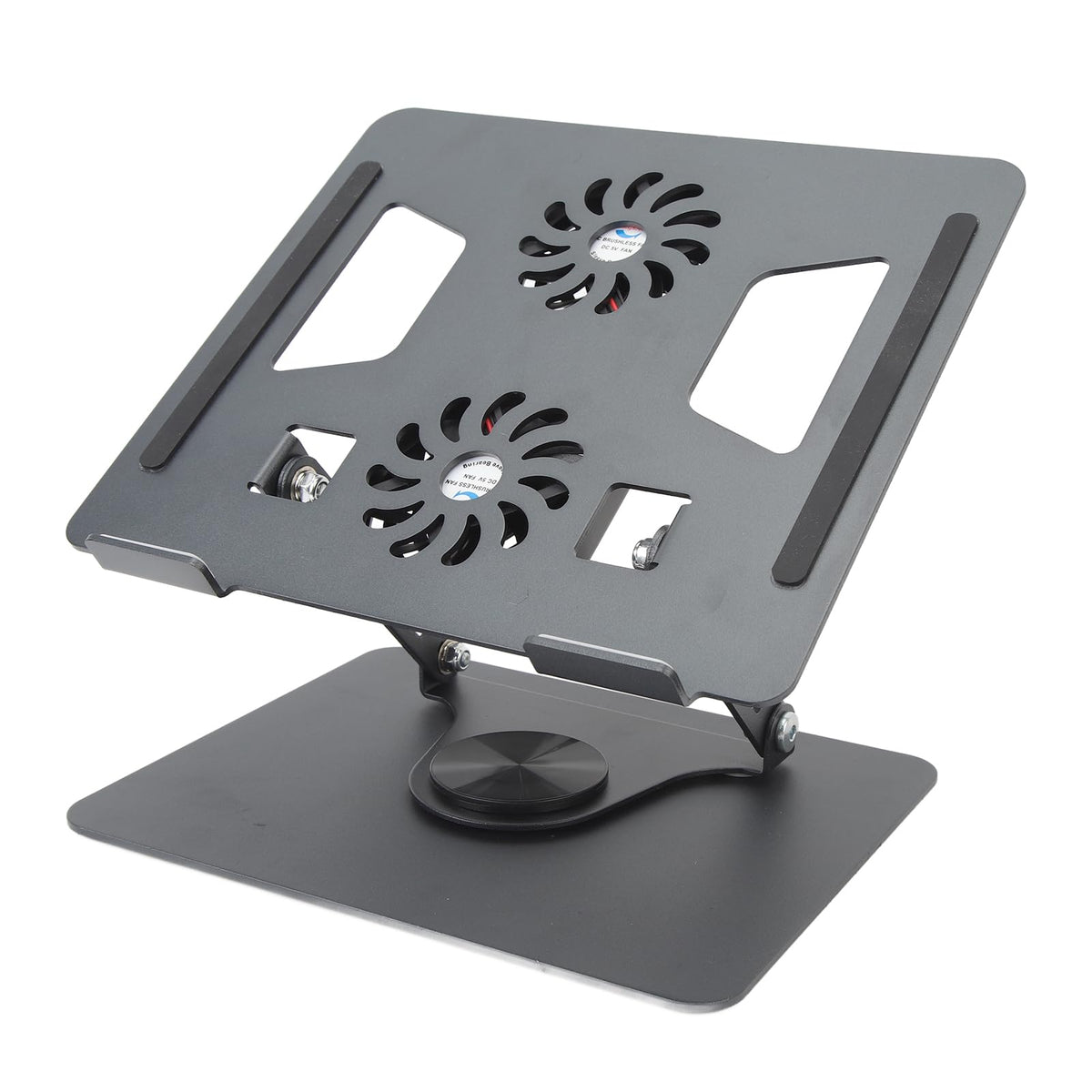 VELATEMOR Adjustable Stands Laptop Stand with Cooling Fan - Black NEW