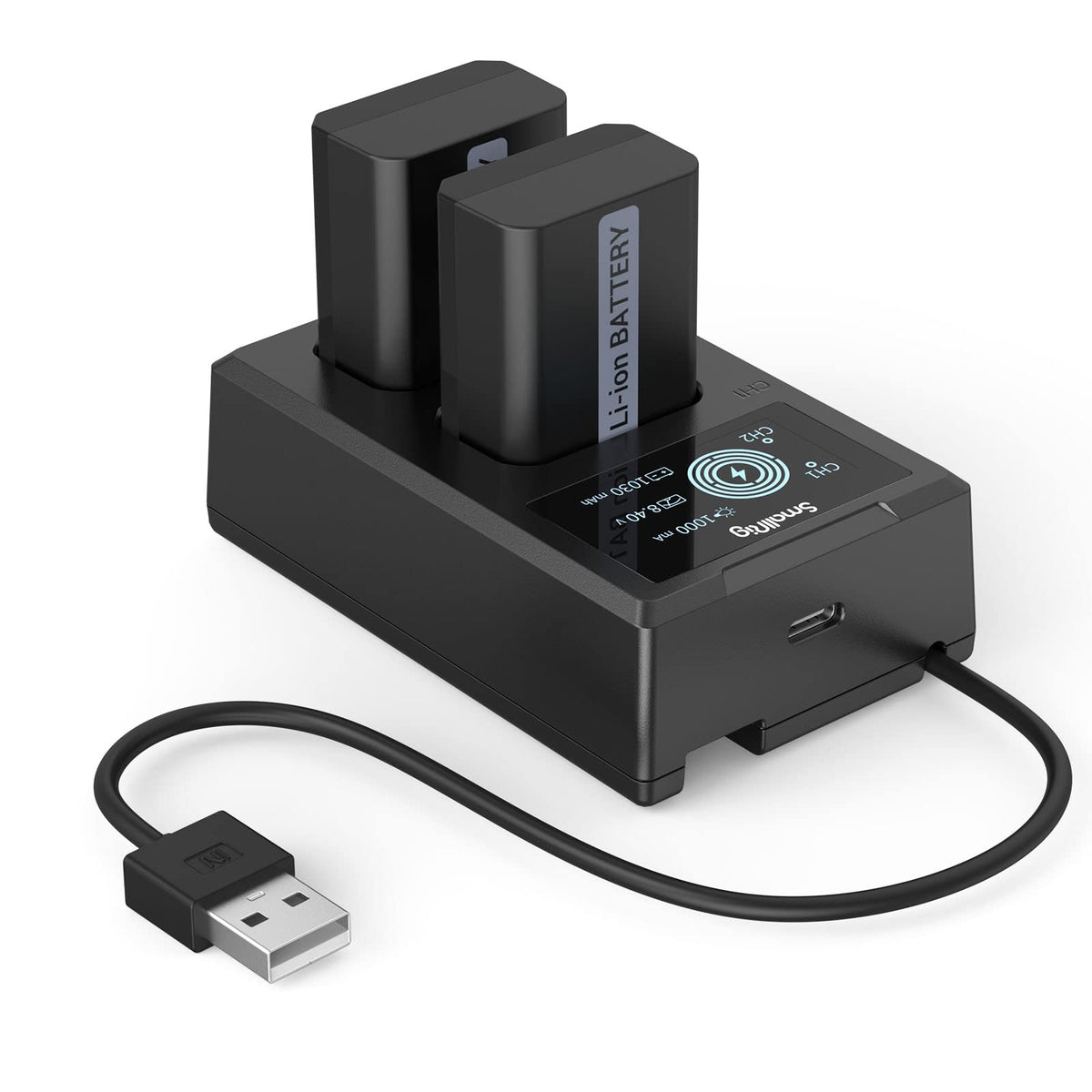 SmallRig NP-FW50 Battery Charger Set Black Camera Power Supply Kit NEW