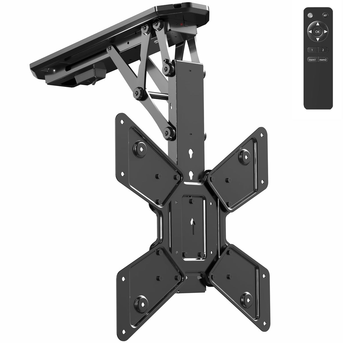 VIVO Electric Motorized Ceiling TV Mount Flip Down 23-55" Black NEW