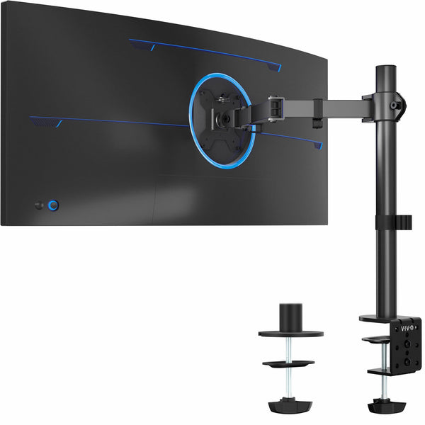 VIVO Black Single Monitor Arm Desk Mount for Screens up to 32 DEMO