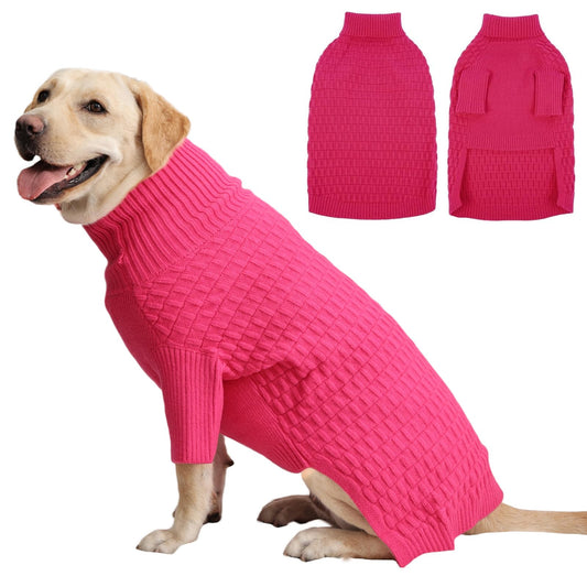 IECOii Warm Knit Jumper Rose Pink Cozy Pet Animal Sweater XXXX-Large NEW