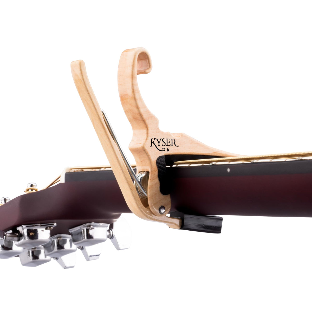 Kyser Quick-Change Capotastos Capo 6-String Acoustic Guitar - Maple Wood NEW