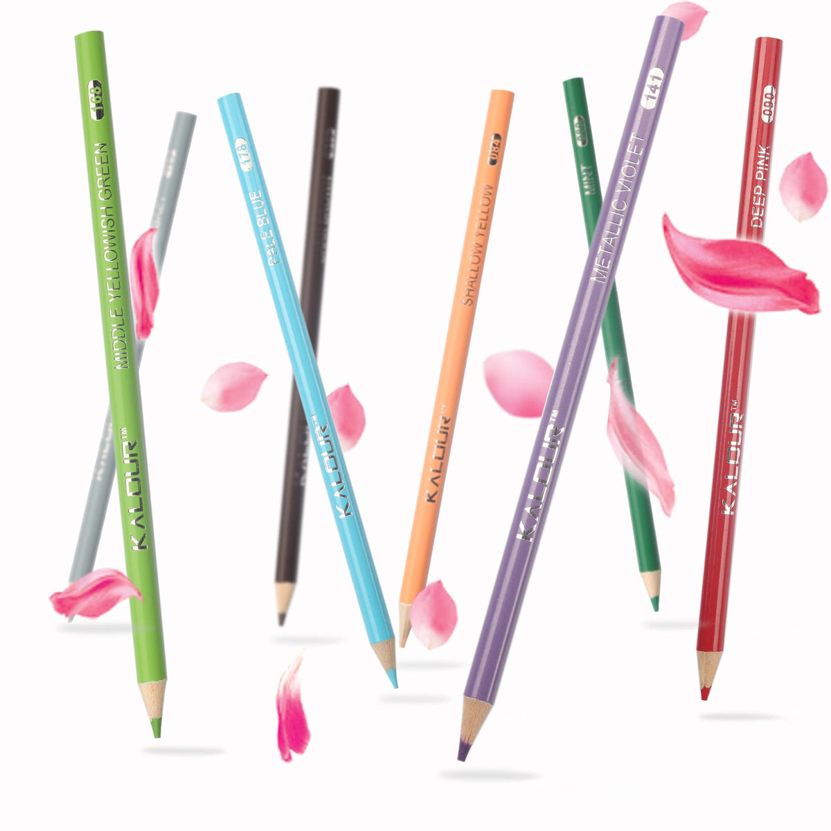 KALOUR 180 Colored Pencils Set - Artist Quality Soft Core Pigment NEW