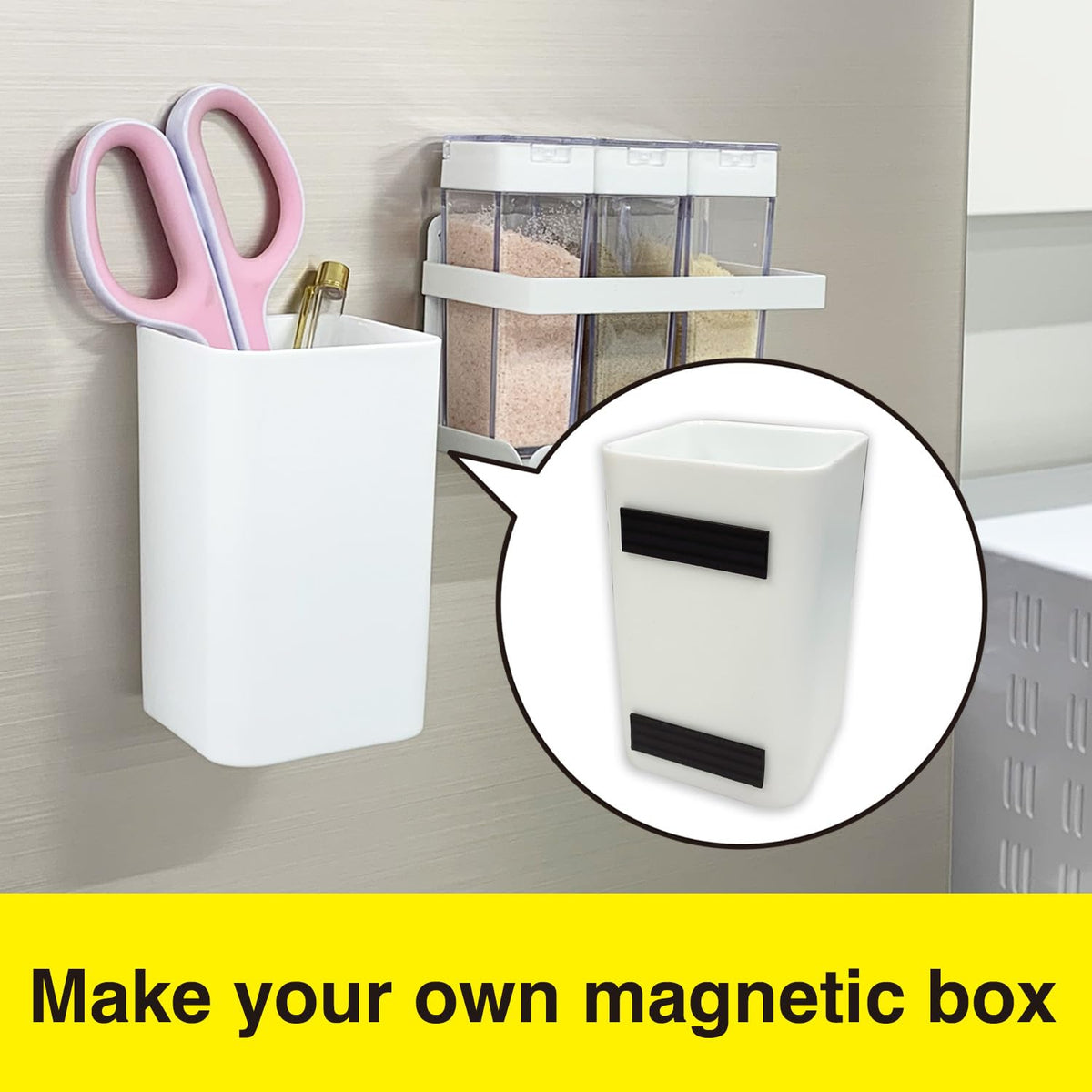 Magx Heavy Duty Magnetic Tape with Adhesive Backing 3 Rolls 12mm x 3m NEW