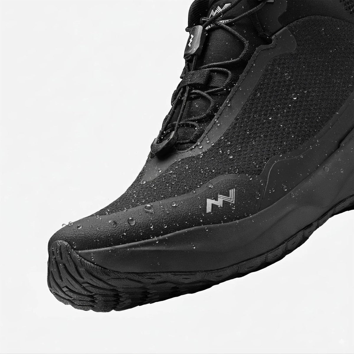 MUDDY VIBE Black Summit Lightweight Trekking Hiking Boots Mens EU 41 US 8.5 NEW