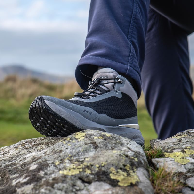 MUDDY VIBE Lightweight Trekking Hiking Boots Cliff Grey Mens EU 45 US 12 NEW