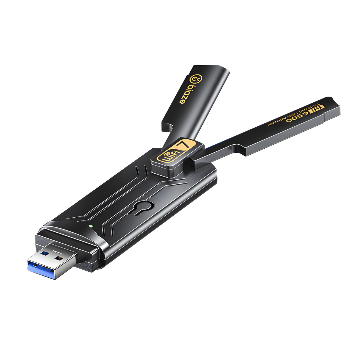 biaze WiFi 7 USB 3.0 Wireless Network Adapter Dongle for PC NEW