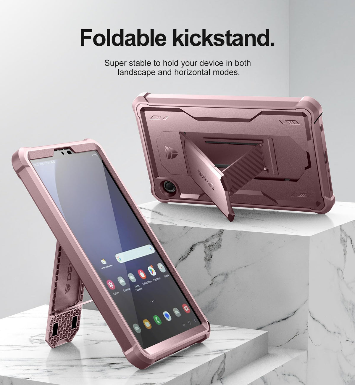 Dexnor Full-Body Cases Heavy Duty Case for Samsung Galaxy Tab A9 Pink NEW