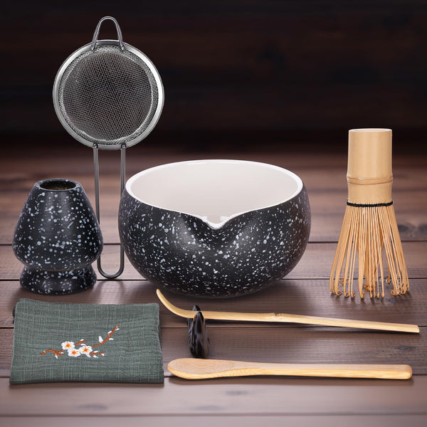 Lopjibar Black Tea Sets Traditional Matcha Ceremony Gift Kit Tea Set NEW