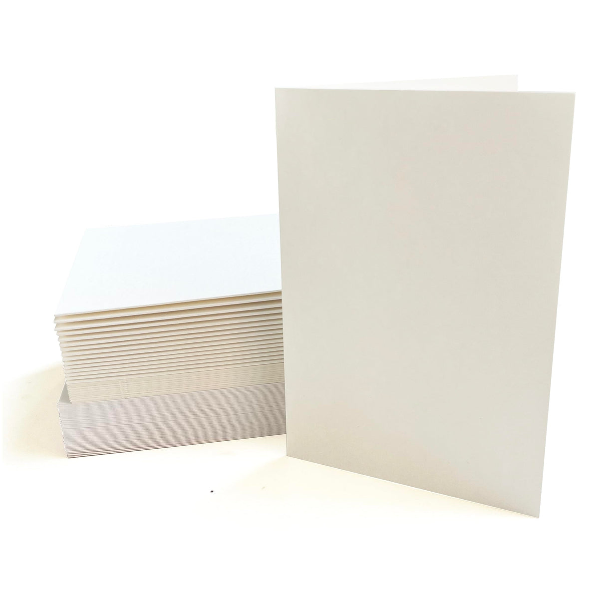 ANSSDO Blank Watercolor Notecards White 4x6 Cotton 50 Pack Size 4" x 6" NEW