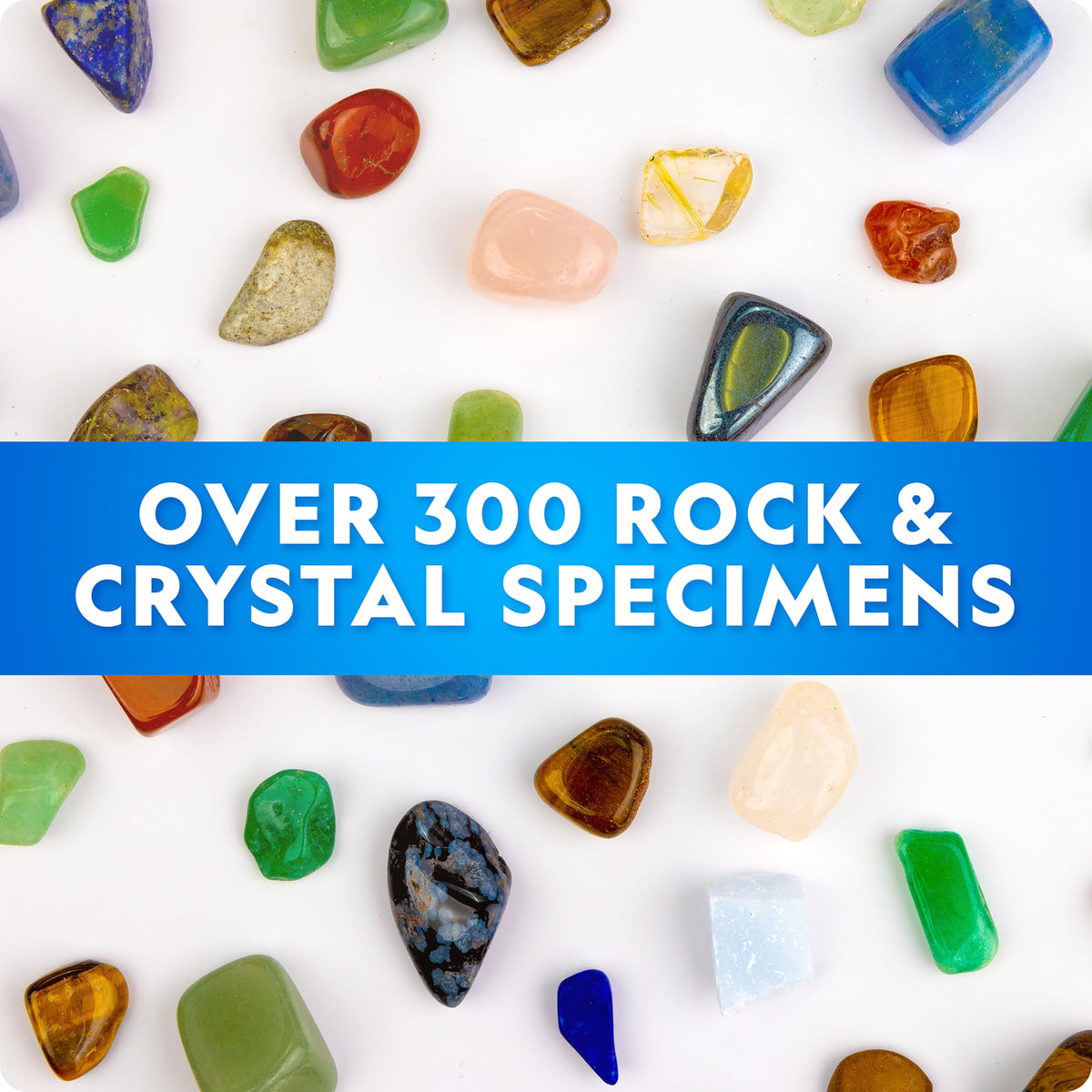 National Geographic Science 300 Piece Rock & Gemstone Collection Set NEW