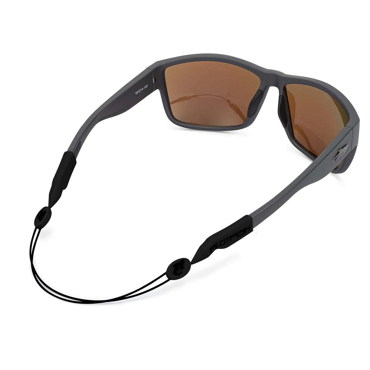 Pilotfish Unisex Adjustable Eyewear Retainer Strap Tactical Black Size 16 " NEW