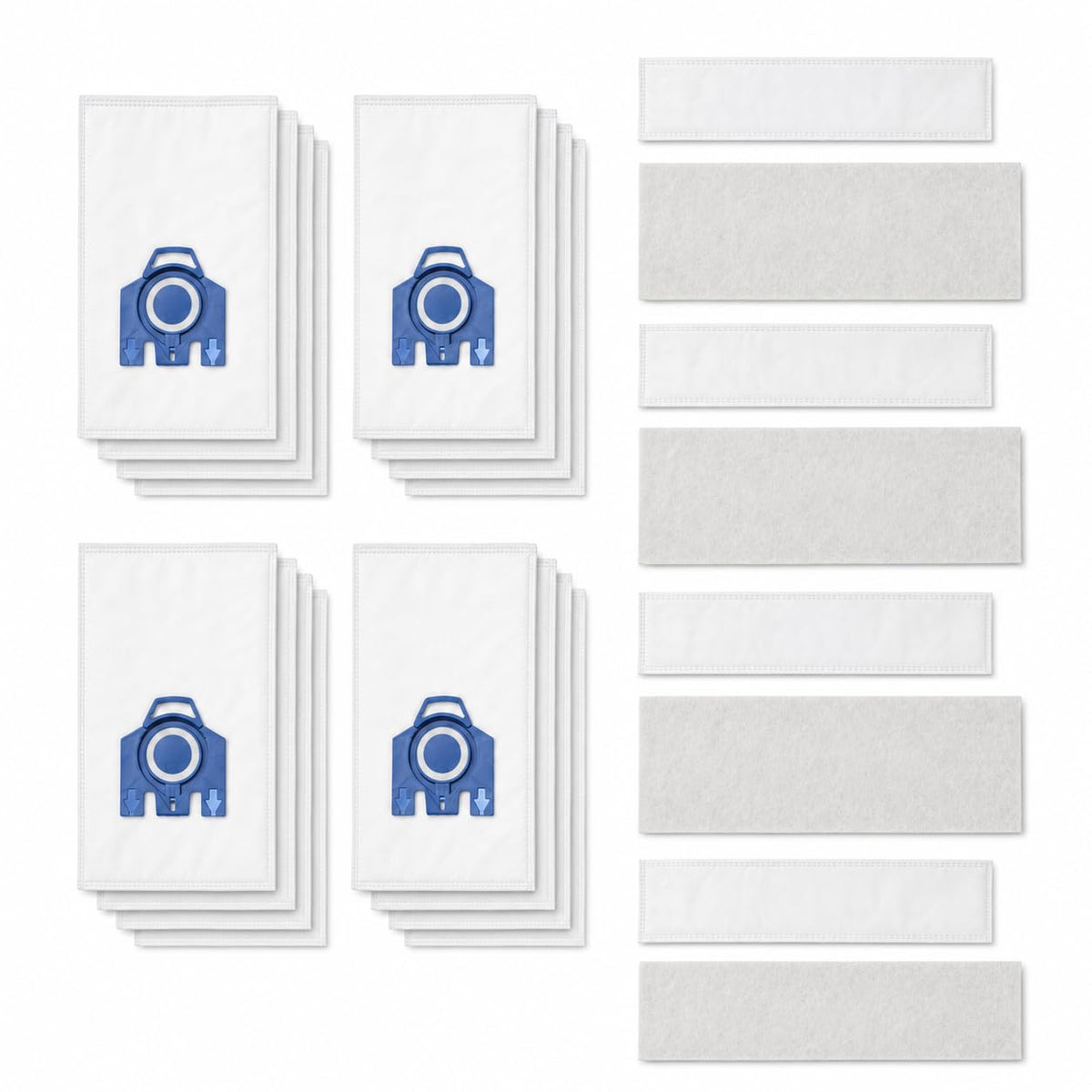 Big Oz Lebowski 16X Vacuum Bags with Filters - Blue Replacement NEW