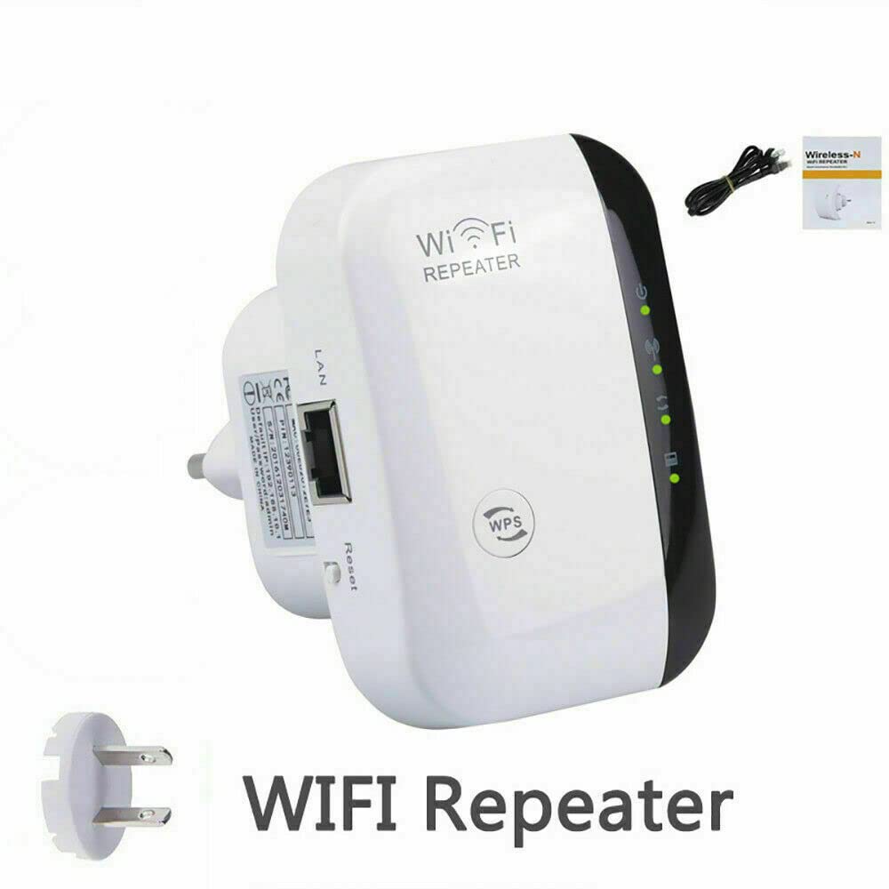 Yotsuba 300Mbps WiFi Range Extender Booster Repeater White NEW
