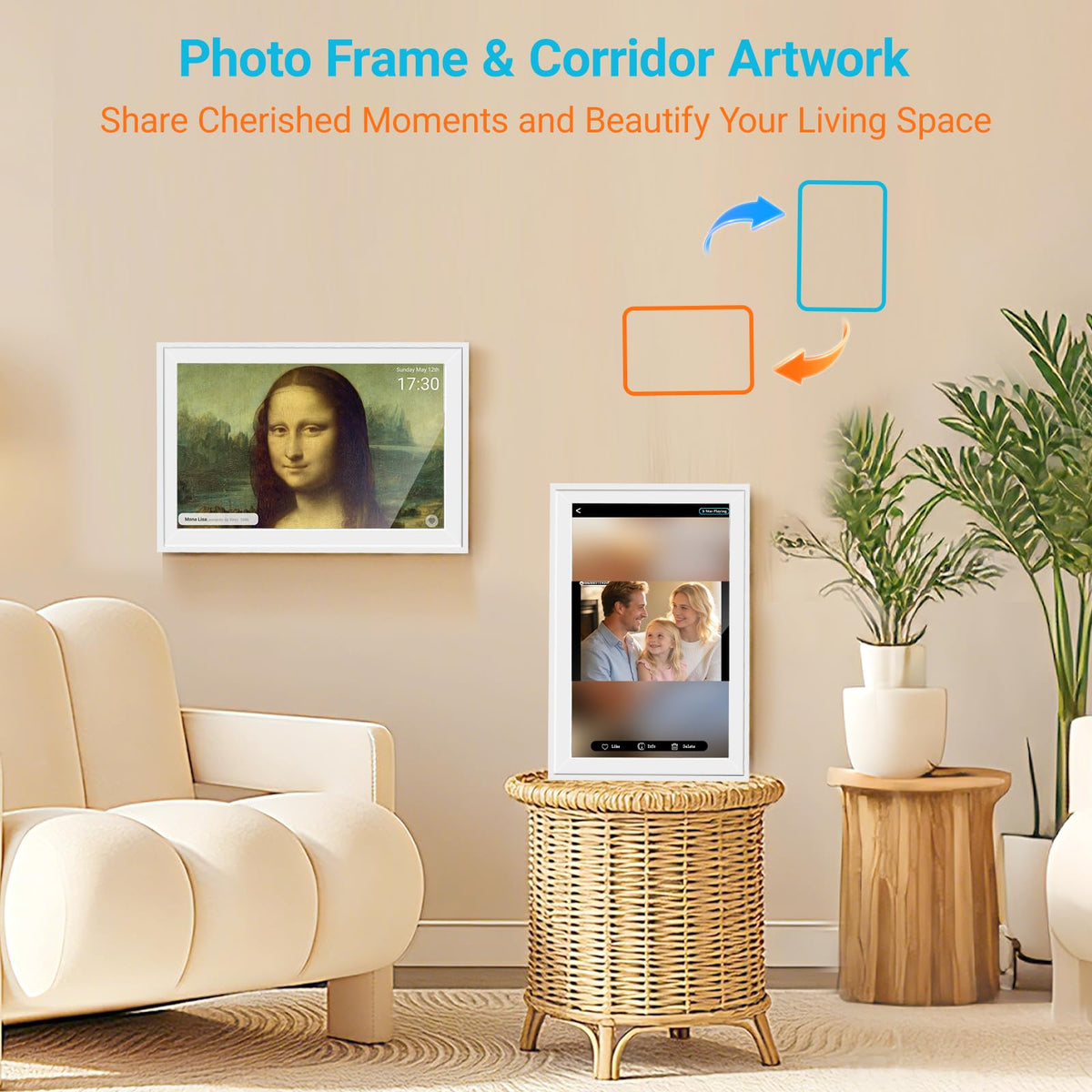 TRVL FIELDER Wall Calendars 15.6 Inch Smart WiFi Digital Calendar Planner DEMO