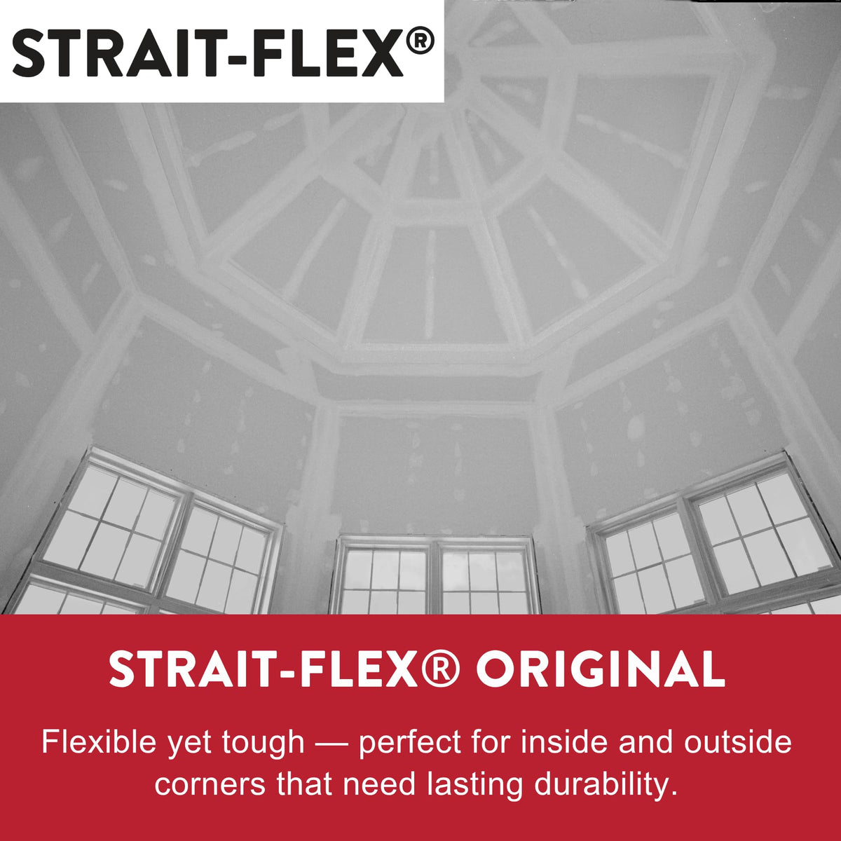 Strait-Flex Original White Flexible Corner Bead Sanding Roll 60mm x 30.5m NEW