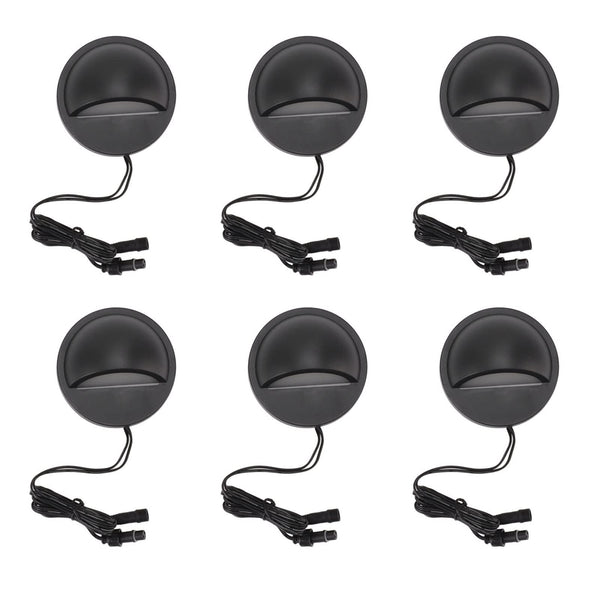 Domary Black Waterproof LED Deck Lights - Outdoor Step Lamp DEMO