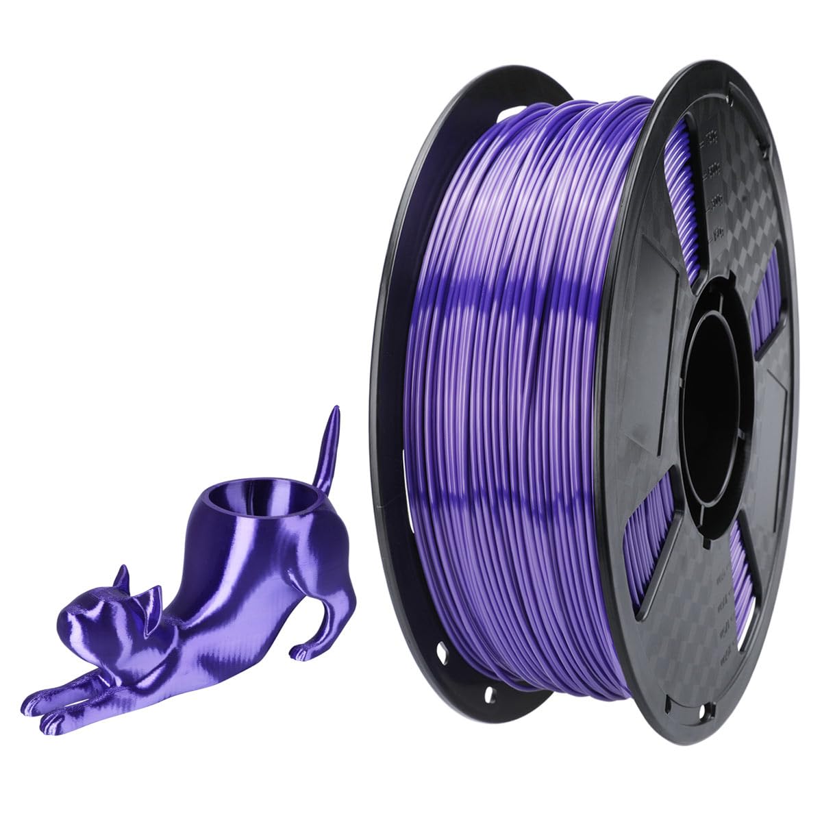 CC3D Silk TPU Flexible 3D Printer Filament Silky Purple 1.75mm NEW
