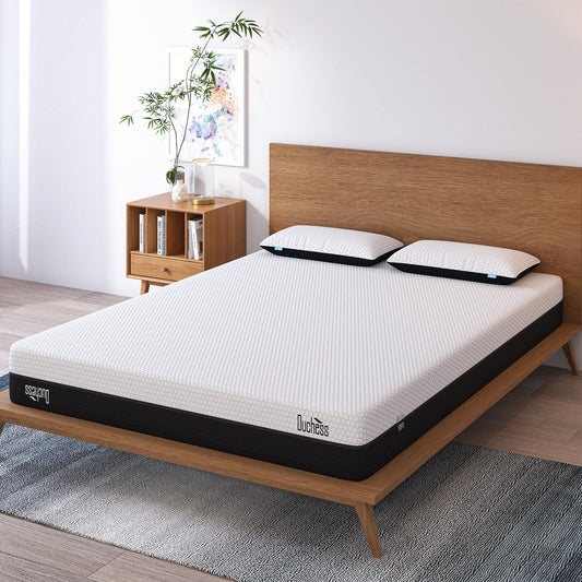 Duchess Gel Mattresses Memory Foam Mattress Single Black White Advanced NEW