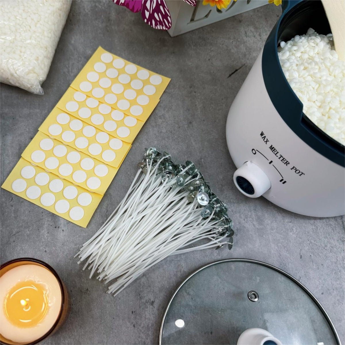 Ksedcon 5lbs Soy Wax Candle Making Kit with Electric Melter Soy DEMO