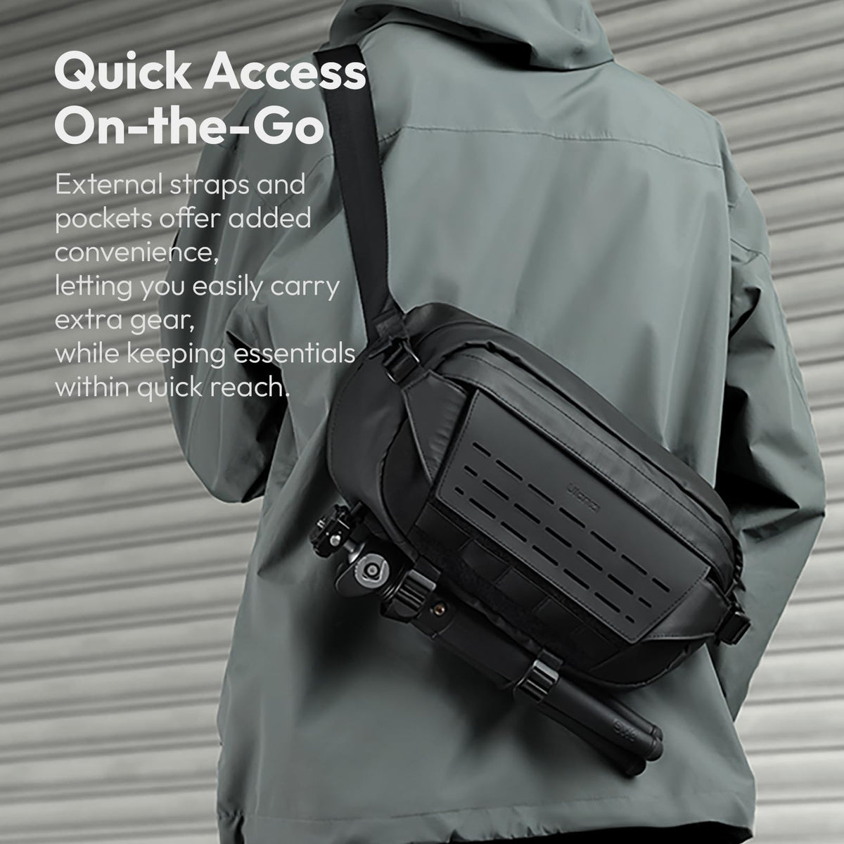 ULANZI AB02 Professional Camera Bag Sling 9L Capacity Black Case DEMO