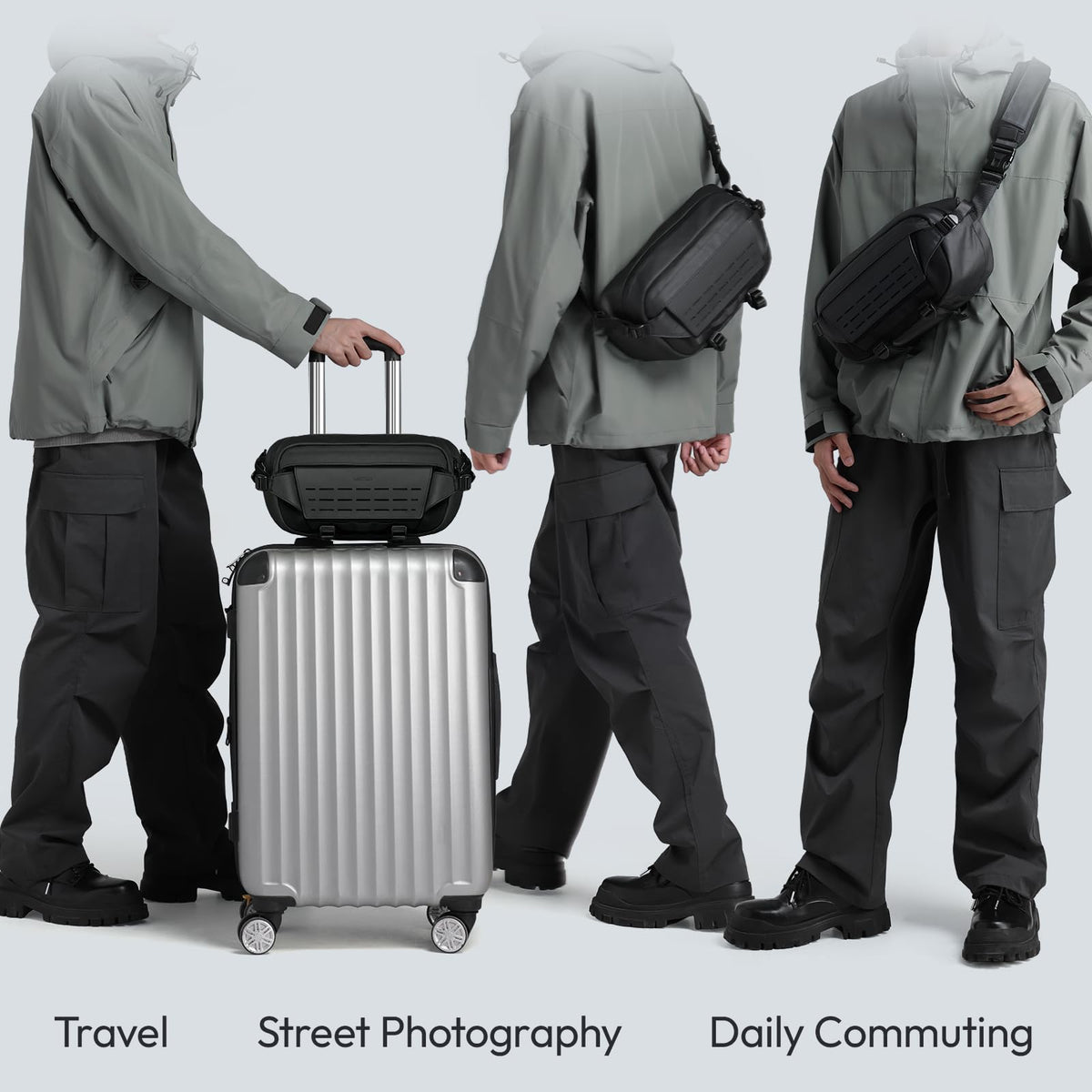 ULANZI AB02 Professional Camera Bag Sling 9L Capacity Black Case DEMO