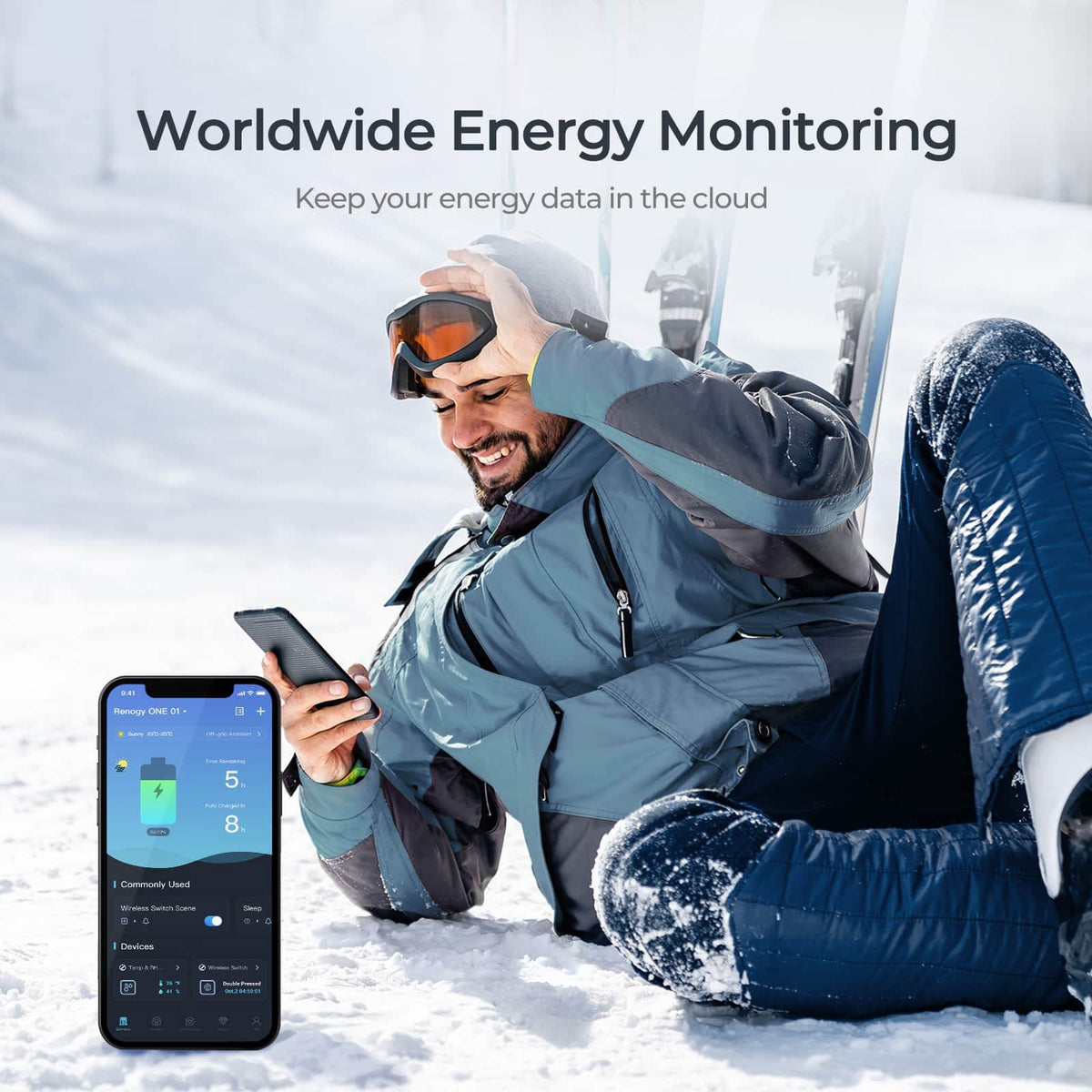 Renogy One Electronics Core All-in-One Energy Monitoring System - Black DEMO