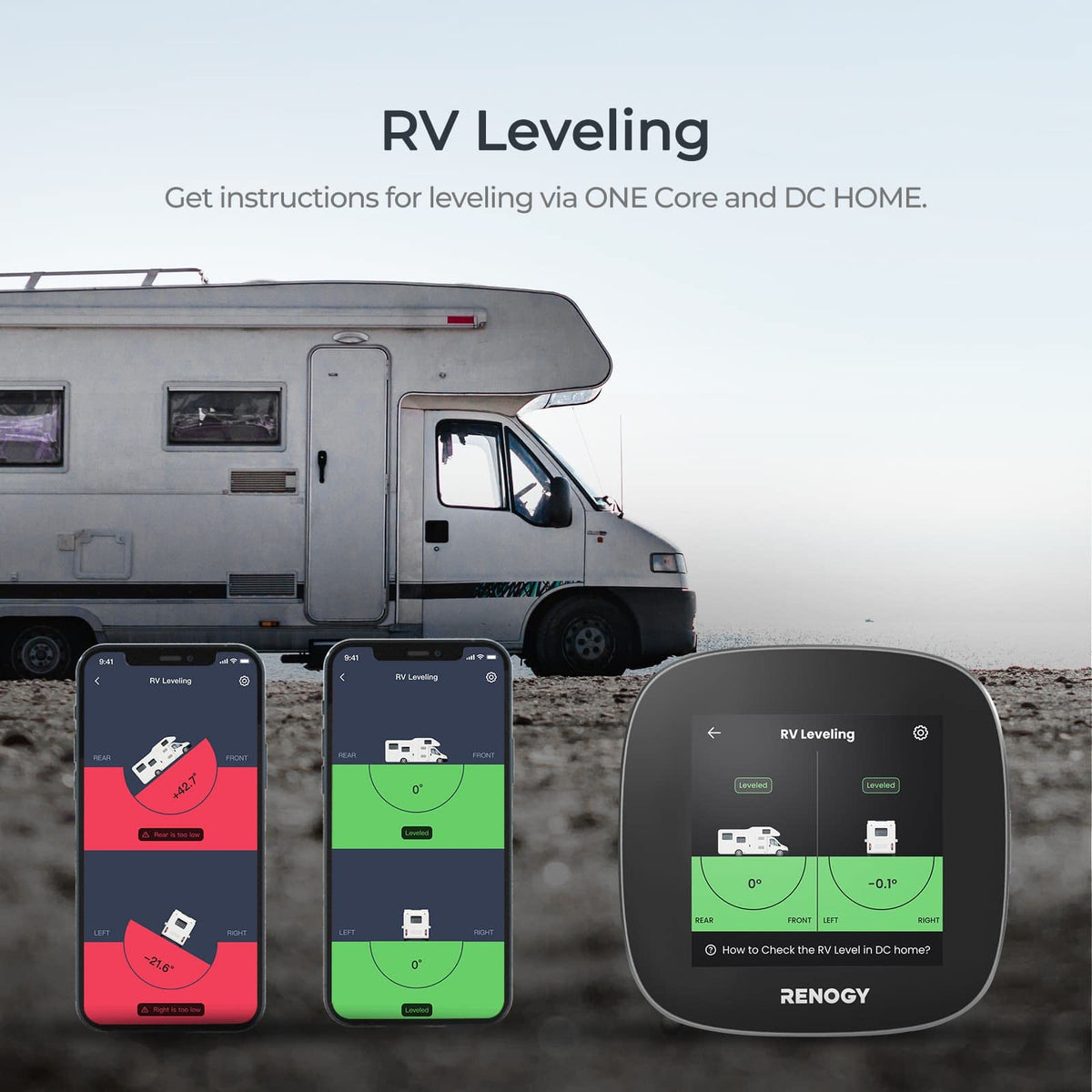 Renogy One Electronics Core All-in-One Energy Monitoring System - Black DEMO