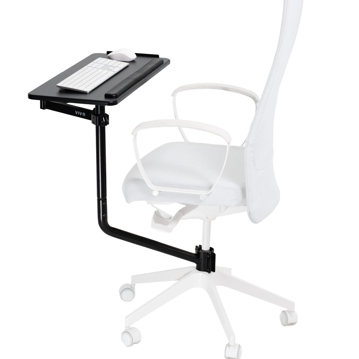 VIVO Ergonomic Office Chair Keyboard Tray Mount Black Alloy Steel NEW