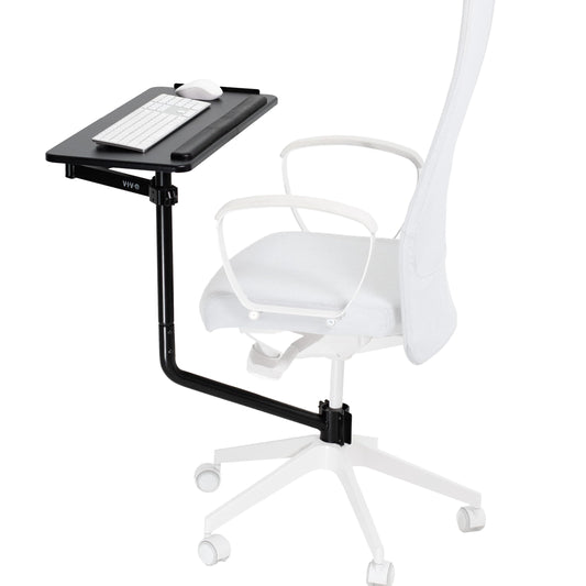 VIVO Ergonomic Office Chair Keyboard Tray Mount Black Alloy Steel NEW