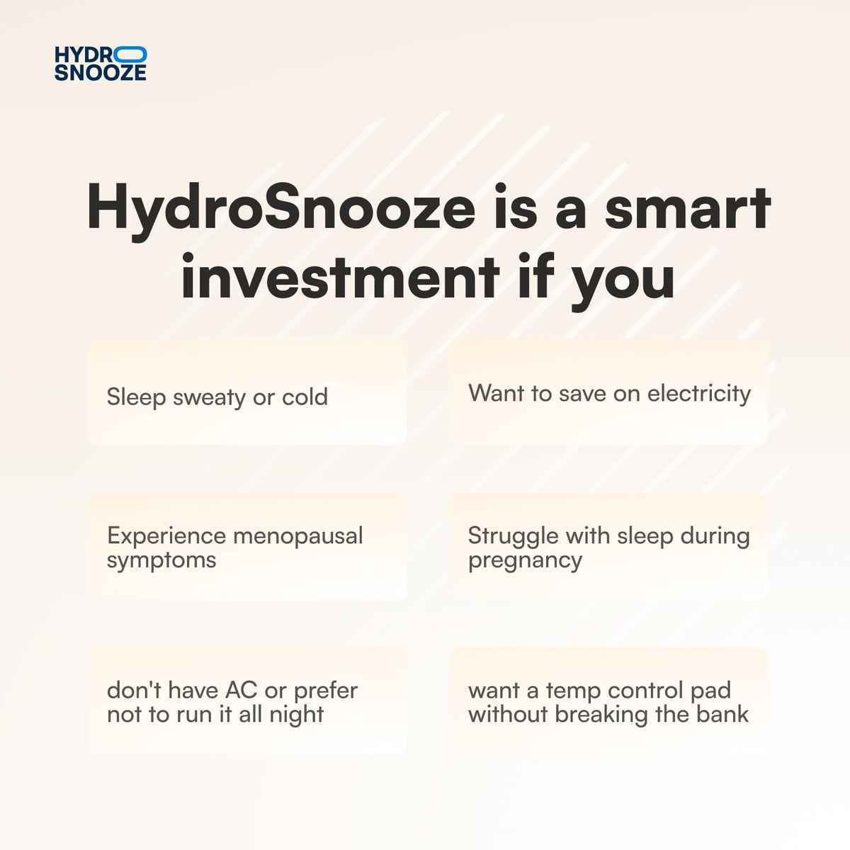 HydroSnooze White Water-Cooling Heating Mattress Pad QUEEN Size 153cm NEW
