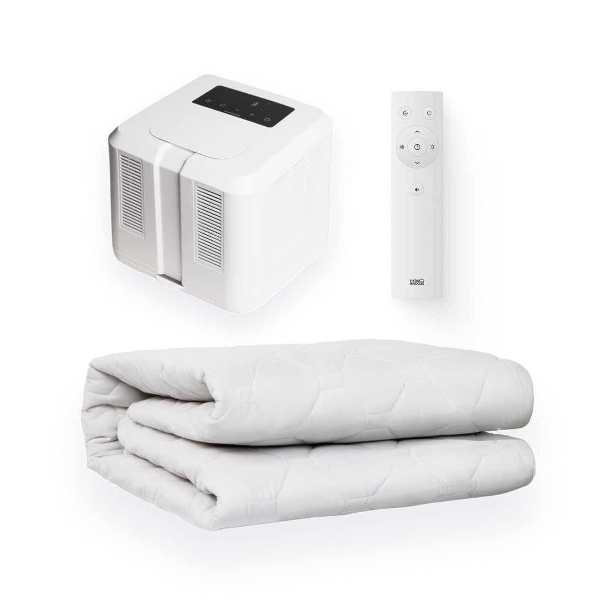 HydroSnooze White King Mattress Pad with Water Cooling & Heating Size King NEW