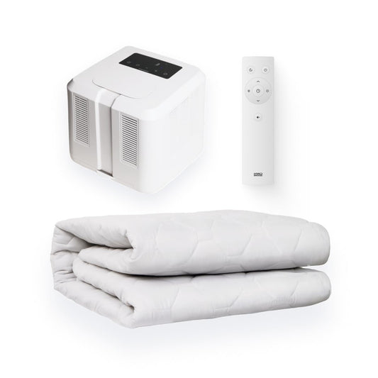 HydroSnooze White King Mattress Pad with Water Cooling & Heating Size King NEW