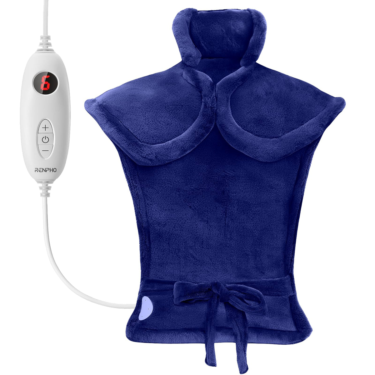 RENPHO Electric Heating Pad for Back Pain Relief Lilac Purple NEW