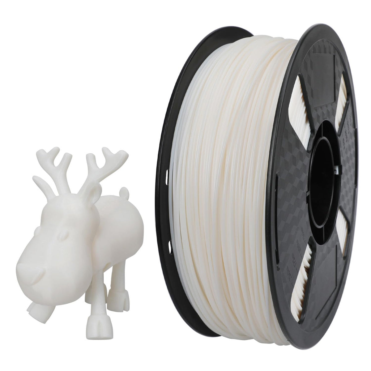 CC3D TPE Filament 1.75mm Natural White - 3D Printer Supplies NEW