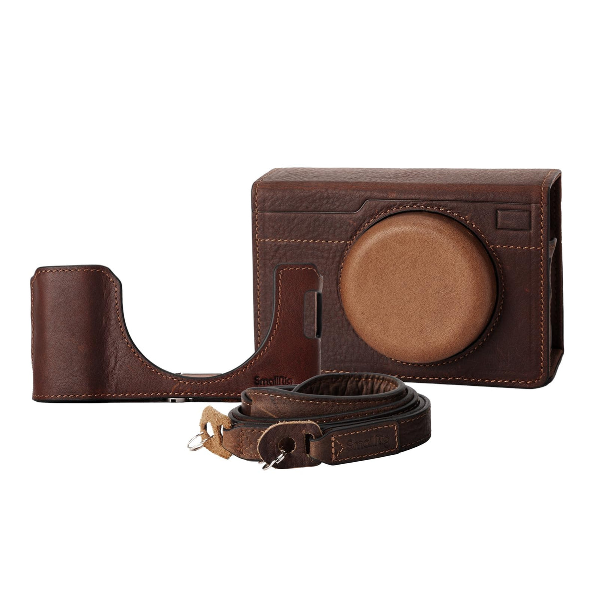 SMALLRIG Leather Camera Case Kit for FUJIFILM X100VI - Brown NEW