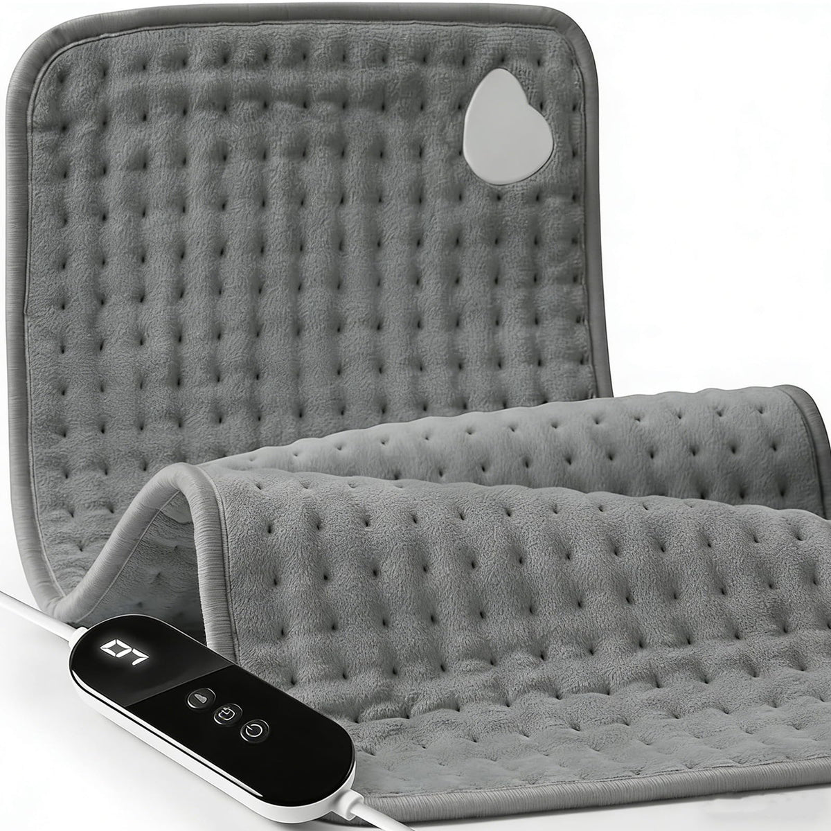 Halpilt Electric Heating Pad for Back Pain Relief - Grey 30x60cm NEW