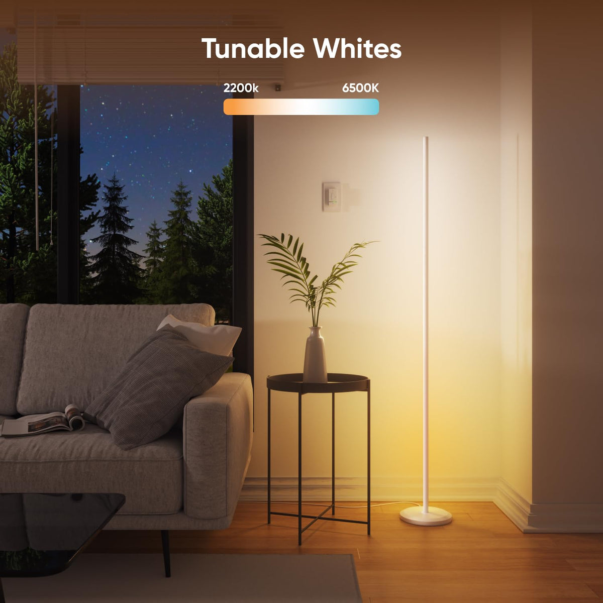 Nanoleaf Matter Smart Floor Lamp RGBTW LED White 1700lm NEW