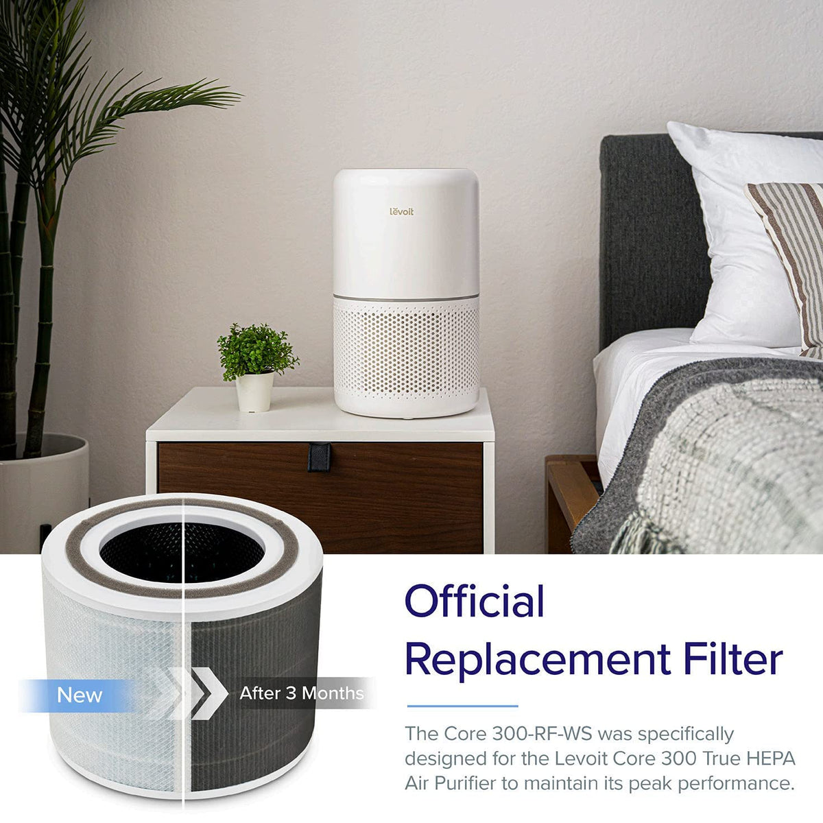 Levoit Core 300 Replacement Air Filter 4-in-1 Smoke Remover NEW