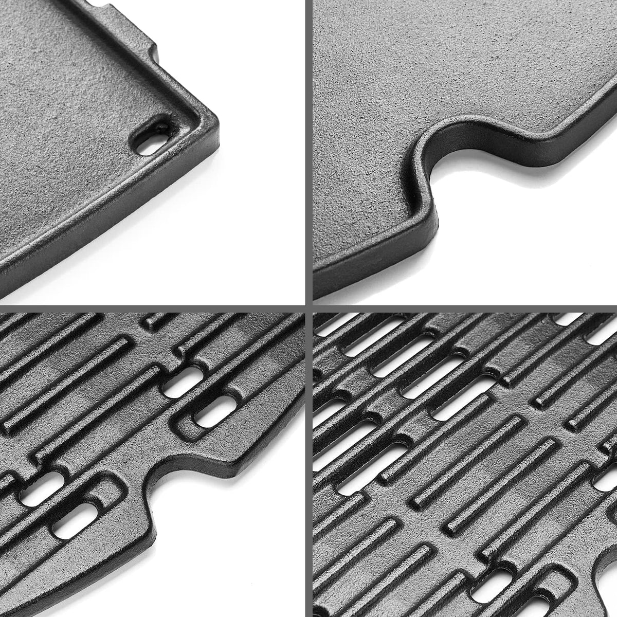 BBQ-Yummy Cast Iron Grill Grate for Weber Q Series Griddle Pan NEW