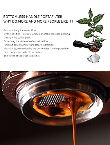NEOUZA 51mm Espresso Bottomless Portafilter Stainless Steel Model 001 NEW