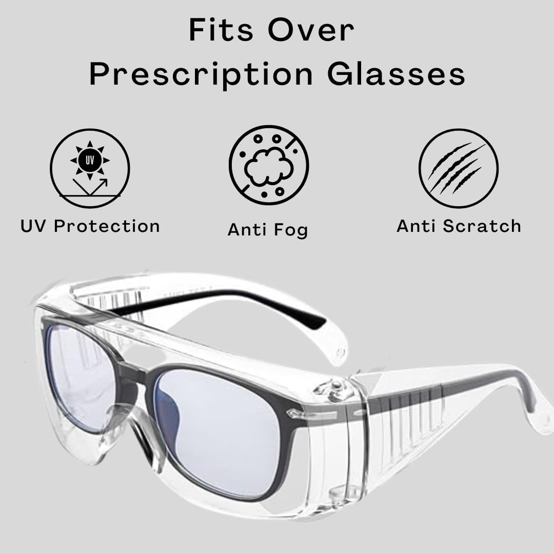 Shield Right Unisex Anti-Fog Safety Glasses Amber Lens 12 Pack Size One Size NEW