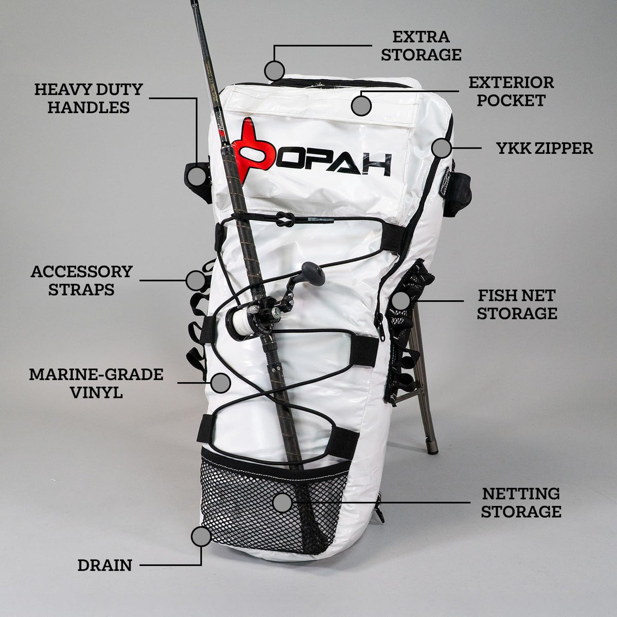Opah K3 Dry Bags Insulated Kayak Cooler Bag White Fathom K3 NEW